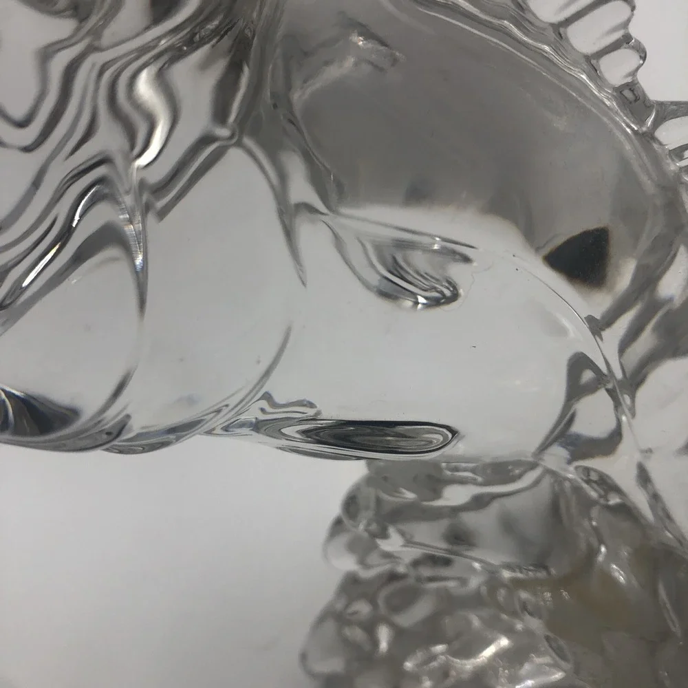 BASS FISH FIGURINE Rare Germany‎ Crystal Wonders of The Wild #989 Princess House
